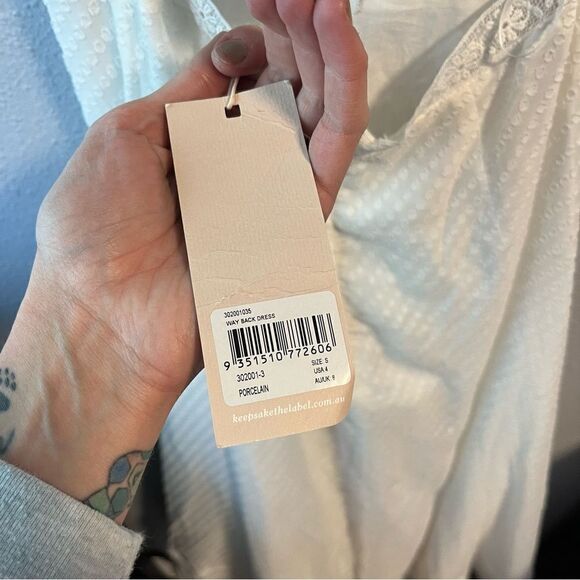 Keepsake Way Back Dress White - Picture 12 of 12